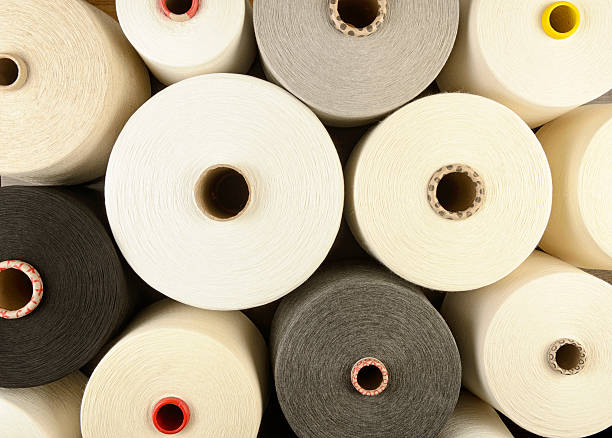 Various spools, high angle view HILADOS